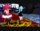 MMD、テト、ミク、計2人、で、エレクトリックラブ