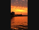 2021年7月26日の横須賀ヴェルニー公園からの夕焼け