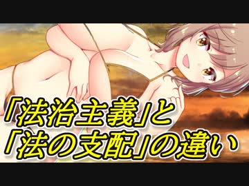 叡智なささらさん ～「法治主義」と「法の支配」の違い～