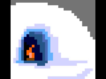 snowy cave