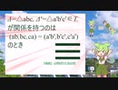 ずんだもんがBGM1周で喋りきる二項関係