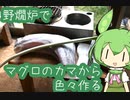 【野燗炉】マグロのカマで色々作って呑む【ﾐﾆ長火鉢】