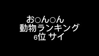 お○ん○ん　大きさ動物ランキング