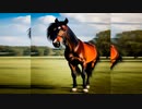 Hard Livin' Jesse Waldron Music Graphic AI Art of Horses.