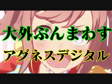 大外をぶんまわすアグネスデジタル！（ウマ娘）