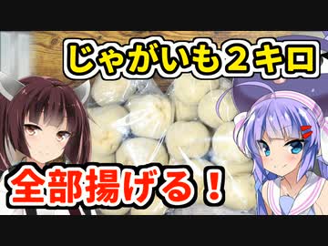 ウナきり☆卓上フライヤー生活！『じゃがいも２キロ！』【VOICEROIDキッチン】