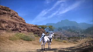 【FF14】主観モードでお散歩 乗馬で歩く東ザナラーン