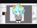 オウカちゃんの立ち絵できました。