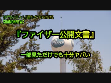 『ファイザー公開文書』一部見ただけでも十分ヤバい(沙門のちょい遅れがちなNEWS)