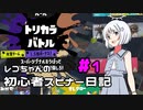 【Splatoon3】レコちゃんの初心者スピナー日記 part1【COEIROINK実況】