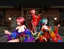 【MMD】【230216】桃源恋歌 Tda式 初音ミク 巡音ルカ 重音テト 鏡音リン 亞北ネル GUMI kimono Japan style【sdPBR440】【1013】