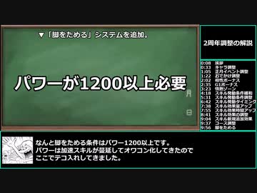 【ゆっくりウマ娘】2周年で予定されている調整を解説する動画【biimシステム】