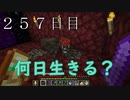 【２５７日目の７回目】ワンブロックの世界をハードコアで生き残れ！