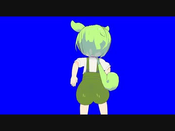 ケツを振って挑発するずんだもんBB