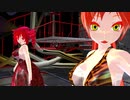 【MMD】Overrevving【重音テト　波音リツ】