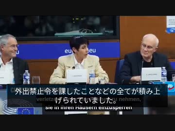 パンデミックの全てが嘘だった_EU委員会公式会見：欧州議会議員クリスティーナ・アンダーソン