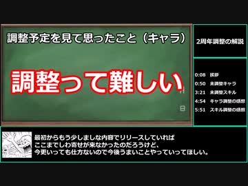 【ゆっくりウマ娘】2周年で調整されなかったキャラサポ紹介、調整一覧を見てのお気持ち表明の動画【biimシステム】