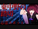 グロかわちゃんの心霊スポット、新宿　東中野の踏切_ニコニコ動画