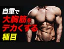 【筋トレ】自重だけで大胸筋をデカくする種目 | ボディビルチャンピオンが教える自重トレーニング【ビーレジェンド プロテイン】