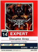 【譜面確認用】 Disruptor Array EXPERT 【チュウニズムNEW外部出力】