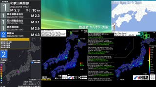 [アーカイブ]最大震度3　留萌地方中北部　深さ20km　M3.6