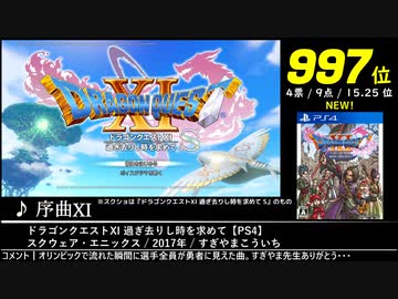 第15回みんなで決めるゲーム音楽ベスト100(+900) Part.1