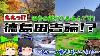 【ゆっくり解説】徳島田舎論！？　徳島には田舎の魅力もあるんです