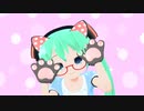 【MMD】「Nyan cat EX」を踊るぴくちぃミクちゃんをただただ愛でるだけの動画