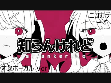 ニコカラ／知らんけれど／on vocal