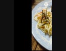 パスタサラダにいそ松葉あうよレトロな乗り物大好き旨いパスタサラダ違った古いバス宝だ