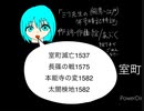 「ミク先生の年号暗記特訓(飛鳥〜江戸)」/あぶく
