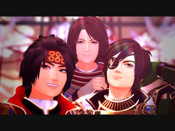 【MMD戦国無双】67年組でGURU【MMD15thフェス】