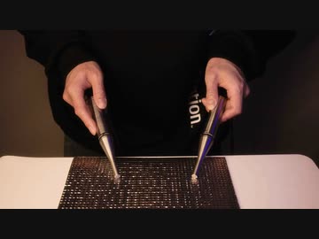 鼓膜に響くペンシルマイクの音 (声あり ASMR)