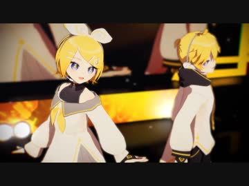 【MMDモデル配布】右肩の蝶【EoB式鏡音リン・レン】