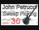 ギタースウィープピッキング基礎練習 ジョン･ペトルーシ テクニカルギター John Petrucci Sweep Exercise Guitar 【キソレン TAB】