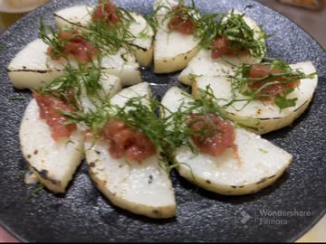 炙り長芋の梅しそ風味