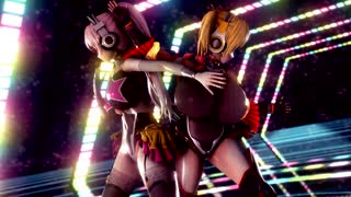 【MMD】対魔忍そに子＆ぽちゃ子でWAVE【KKVMD/1080p】