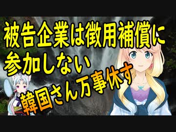 【韓国の反応】日本政府が被告企業は賠償補償には参加させない事を決定し、韓国さんが解決策を無くす【世界の〇〇にゅーす】