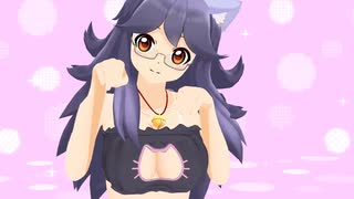 【MMD】「Nyan cat EX」を踊る超かぶきりひめをただただ愛でるだけの動画