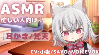 嫌な事は、小夜ちゃんの耳かきで忘れちゃおう【耳かき/梵天/ASMR】