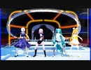 MMD、ハク、ルカ、リン、ミク、計4人、で、クレイジービート、再制作版
