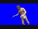 戦友の遺灰を海に撒く拓也さん.BB