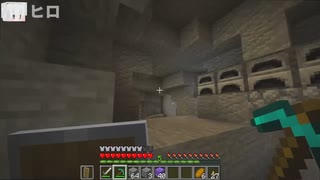 火山が噴火しそう... ！！地下ではぐれた友達をシェルターに避難させる冒険【マインクラフト】