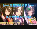 【ウマ娘BGM】レースBGMメドレー Ver2周年 Vol.1/3【メイクデビュー～G1】