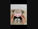 20CM 着せ替えぬいぐるみ マスクのつけ方