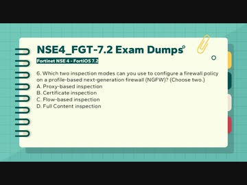 NSE7_EFW-7.2 Prüfungen