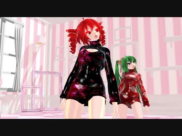 【MMD】Made a Heart【重音テト　櫻花アリス】