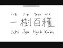 【ペイント】マウス手書き文字　その38　一樹百穫