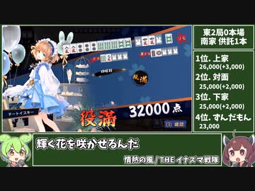 【雀魂】情熱の風に背中を押されるずんだもん×きりたん