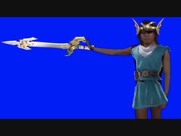 剣を突き出す勇者タクヤBB